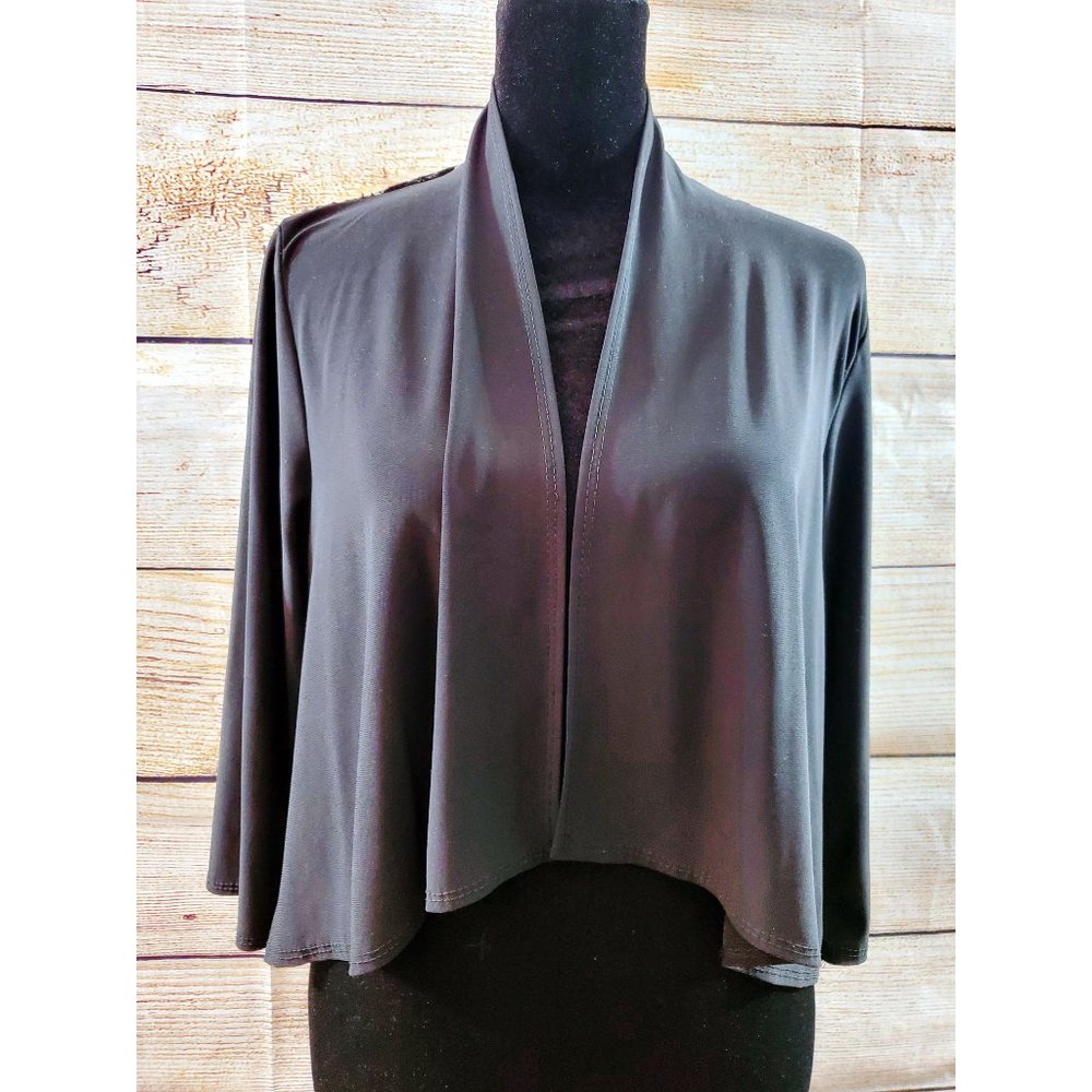 Michelle Lynn Black Swing Shrug (Small)